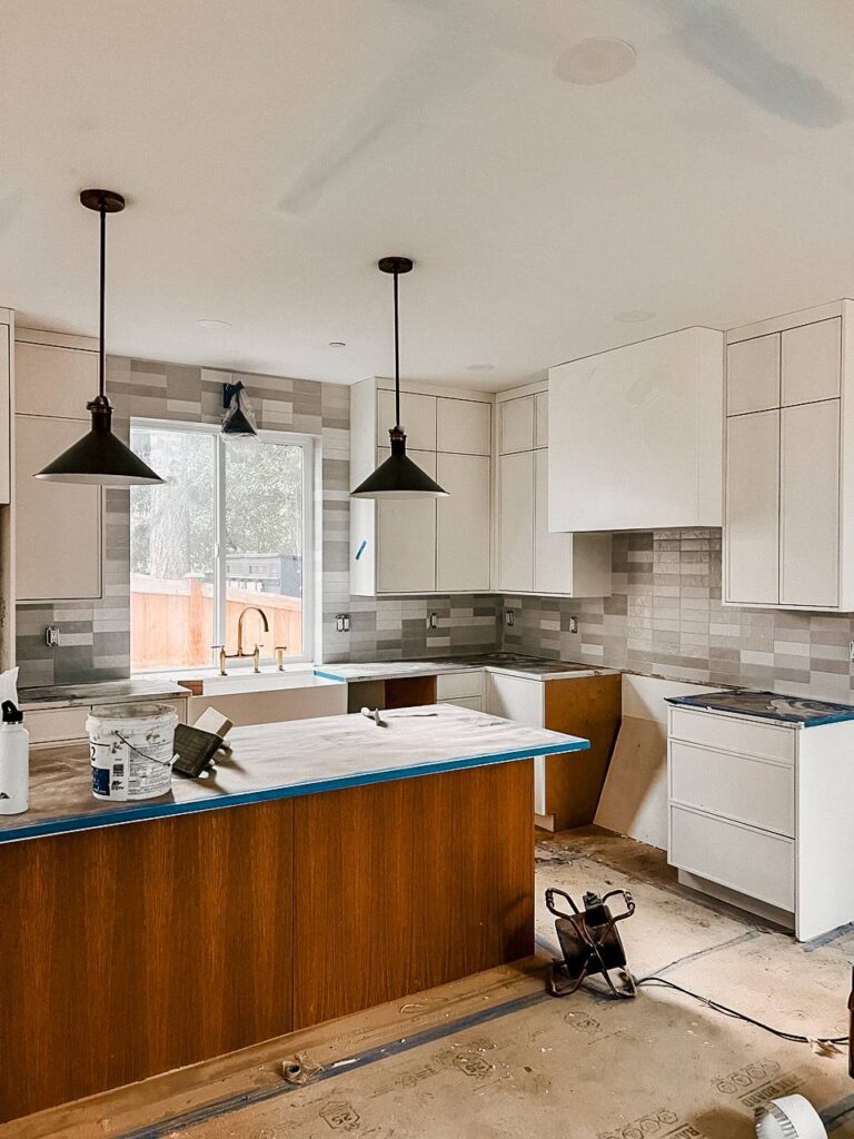 Kitchen backsplash cost Seattle tile install