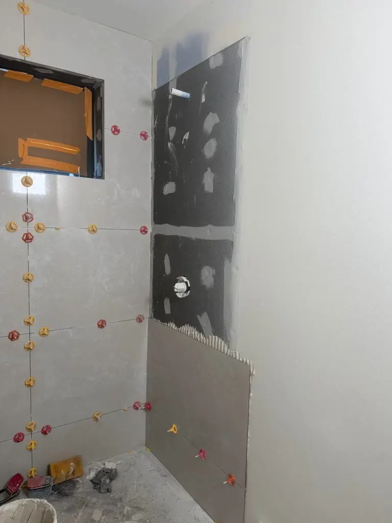 Shower niche and wall tile install in Snohomish